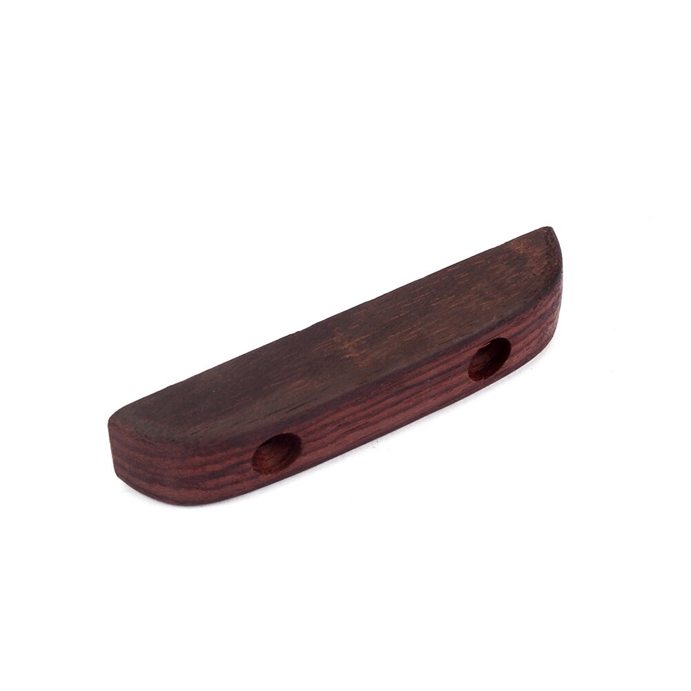 2PCS Rosewood Bass Guitar Thumb Rest Finger Rest Guitar Accessories Thumb Buckle(Coffee)
