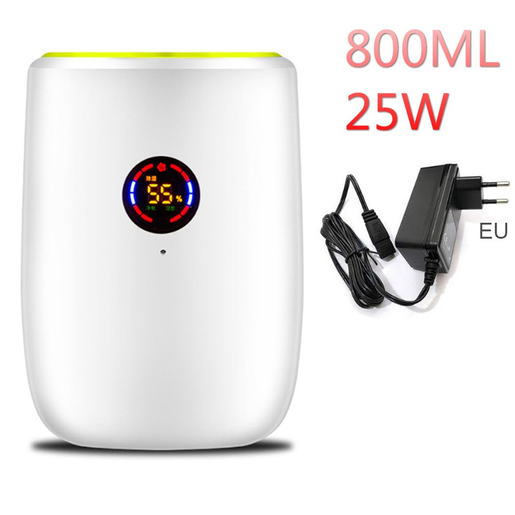 Déshumidificateur électrique arrêt automatique absorbeur d'humidité 500 ml