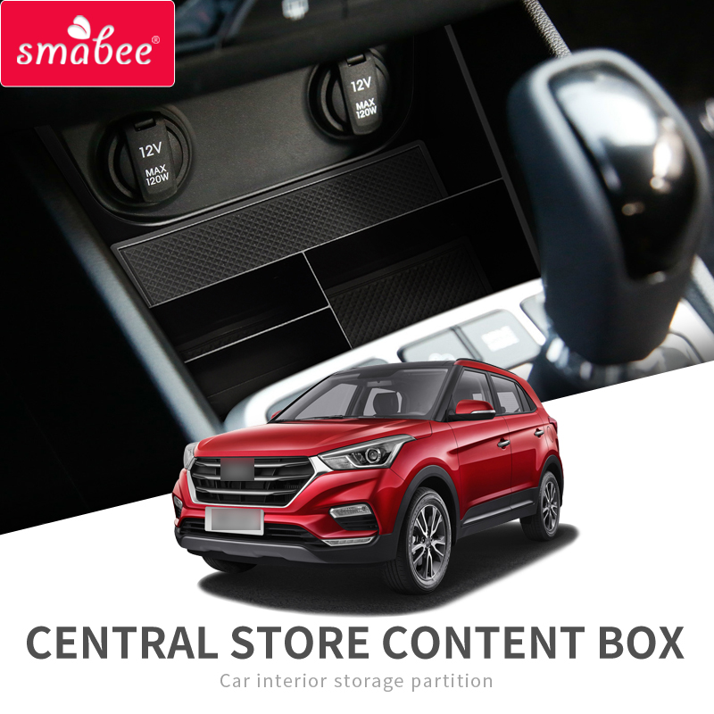 Car Center Console Box for Hyundai Creta ~ Accessories Storage Tray