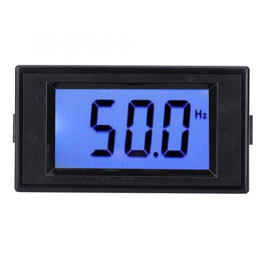 Frequency Meter D69-HZ Digital Display Frequency Meter 10~199.9Hz AC80~300V Cymometer with LCD Screen