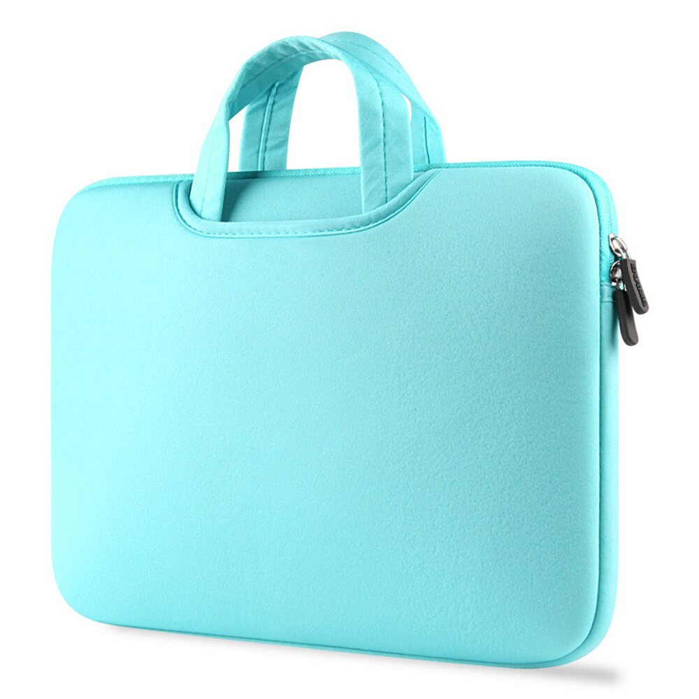 11 13 14 15 15.6 inch Laptop Bag Computer Sleeve Case Handbags Dual Zipper Shockproof Notebook Cover For Laptop MacBook Air Pro: Light Blue / 15.4 inch