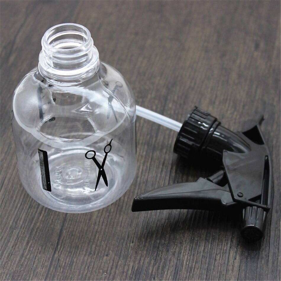 1pc bekvämlighetsväxter blommor sprayflaska frisör vattenspruta frisörsalong verktyg plast sprayflaska 25ml