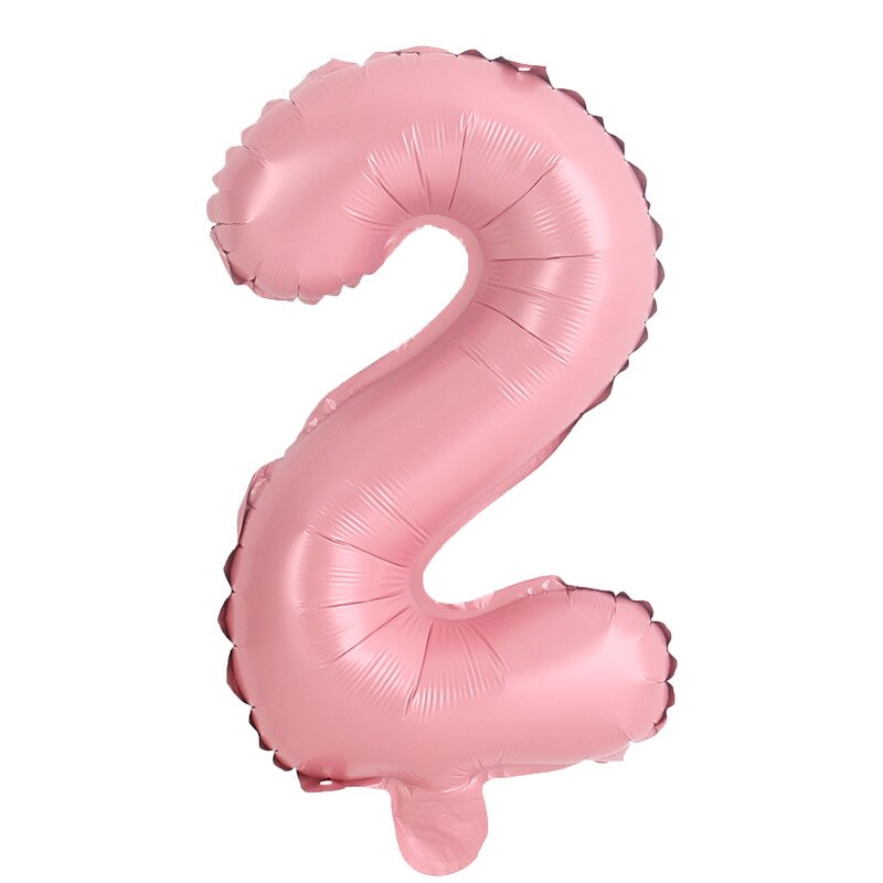 16 Inch Macaron Blue Pink Foil Number Balloons 0 1 2 3 4 5 6 7 8 9 Birthday Party Baby Shower Wedding Decoration Festival Ballon