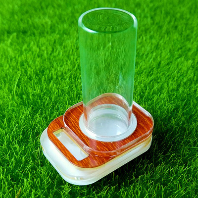 Pionowy mrówka podajnik wody szkło akrylowe podajnik wody gad szklana rurka płyty wodne wyczyść drewniany czarny biały czerwony złoty kolor: wooden