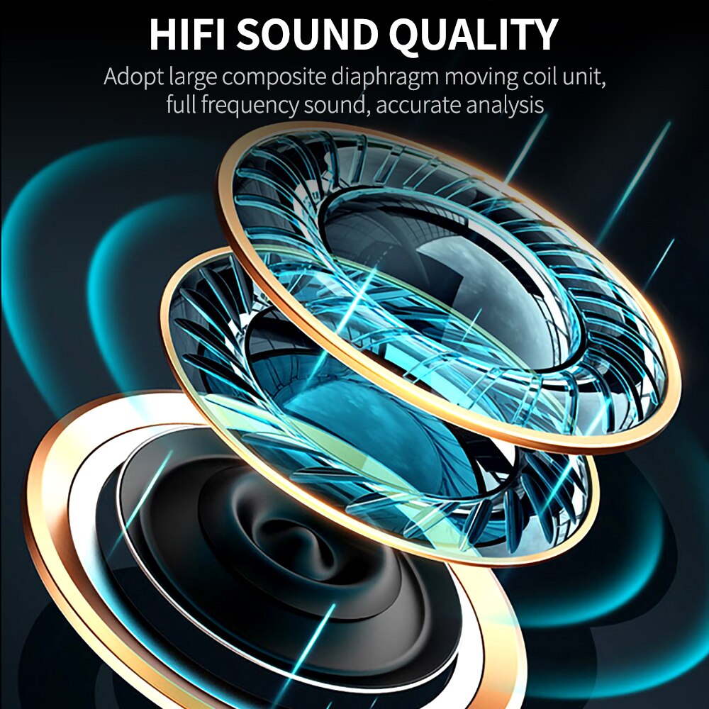 Lenovo  xt80 kabellose bluetooth-gaming-kopfhörer, in-ear-sport-gaming-ohrhörer mit  bt5.1- chip-hifi-sound, dual-modus für spiele und musik