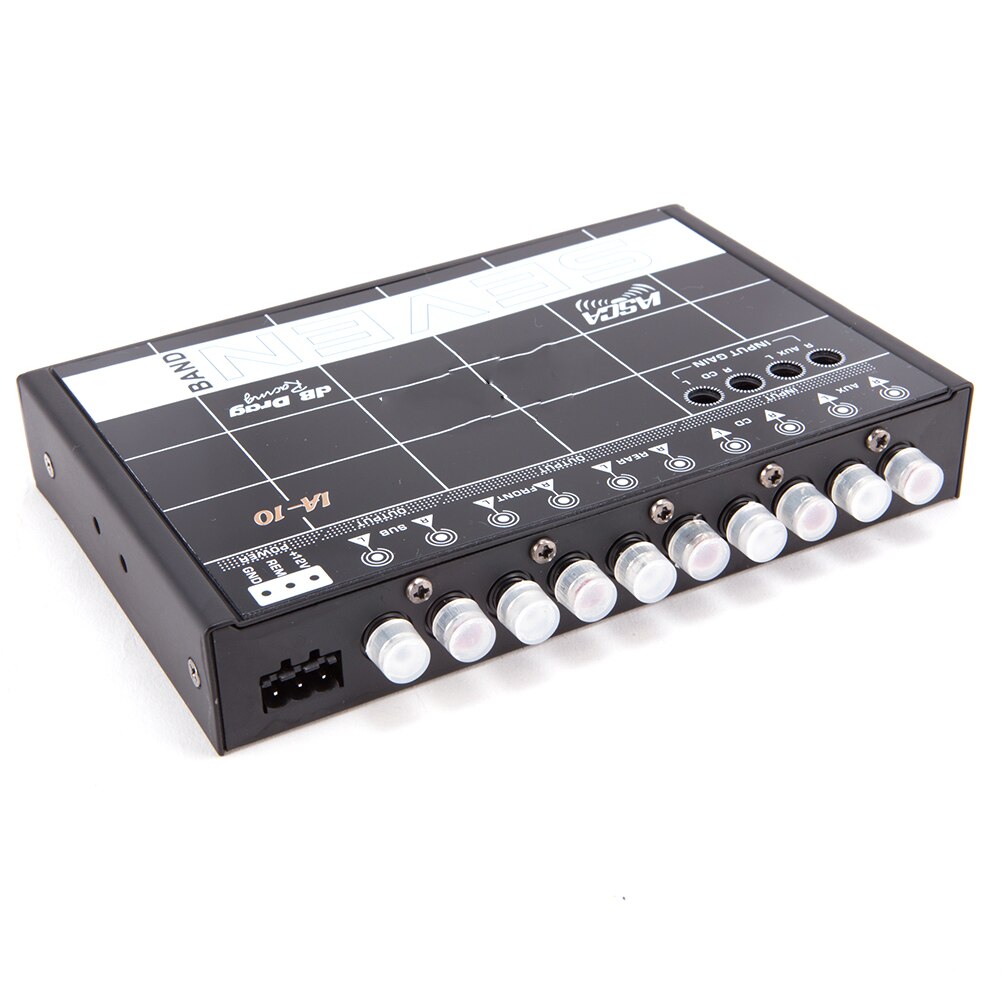 ECUALIZADOR DE Audio para coche, ecualizador de 7 bandas con ganancia de 7 EQ-7