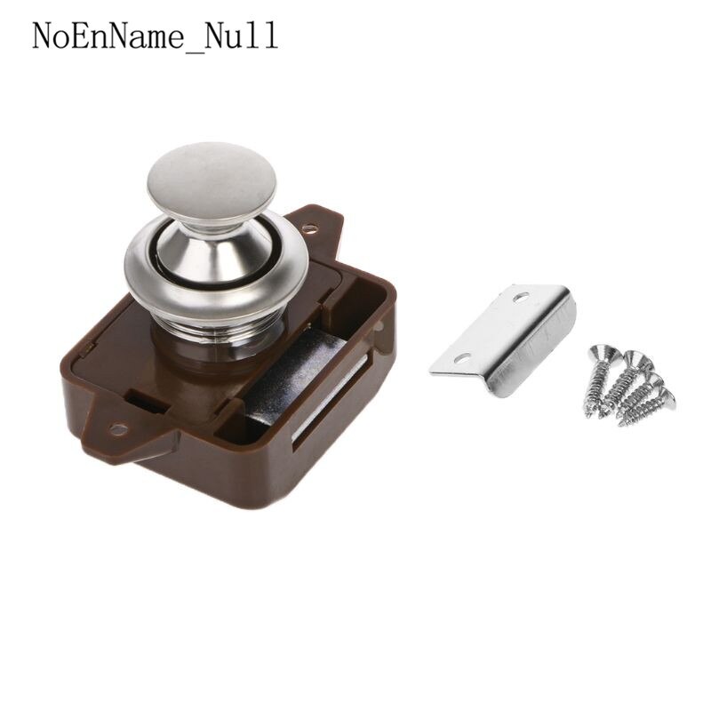 Camper Car Push Lock RV Caravan Boat Motor Home Cabinet Drawer Latch Button Locks For Furniture Hardware