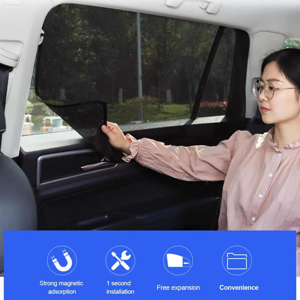 Magnetic Car Sun Shade UV Protection Universal Curtain Durable Window Sunshade Sun Visor For Summer Protection Sun Shade Cover
