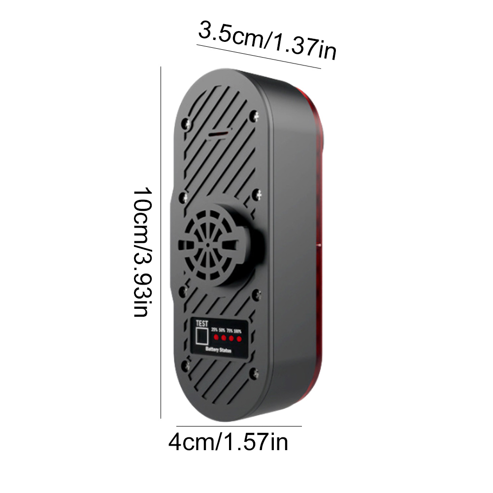 Bicycle Tail Light Camera Recorder 1080P HD Safety Bicycle Rear Light 3400mAh Battery Continuous Recording 6H for Riding Cycling