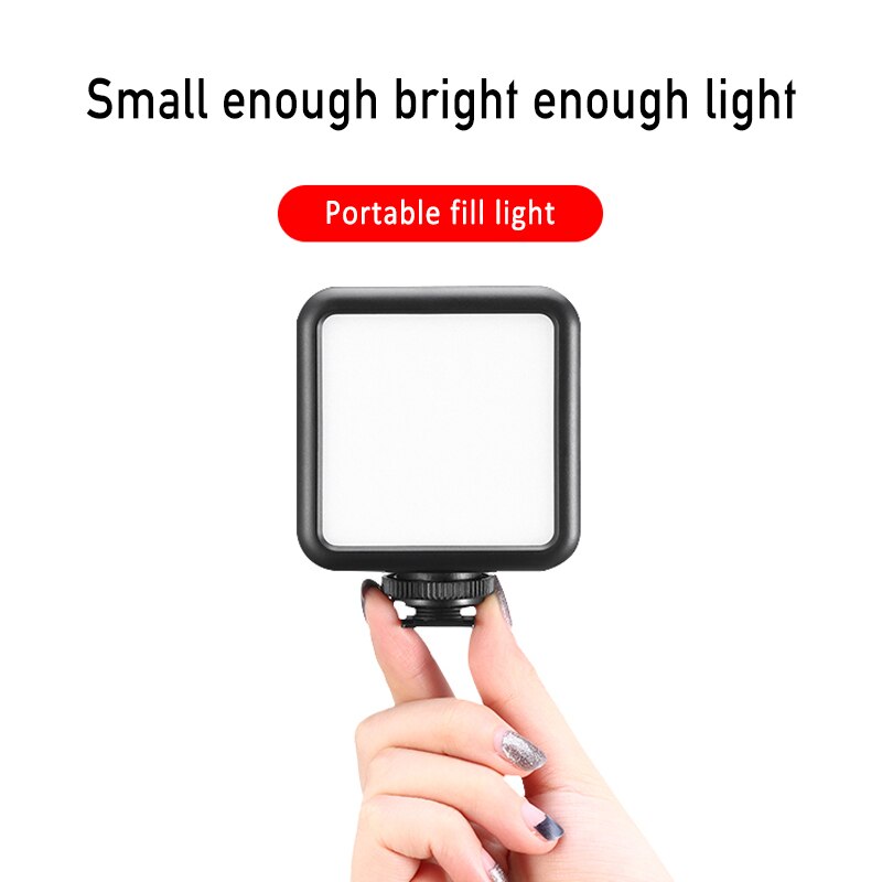Ulanzi 96/112 VL49/100 Dslr Led Video Licht Op Camera Photo Studio Verlichting Led Vlog Vullen Licht Lamp Voor smartphone Dslr Camera