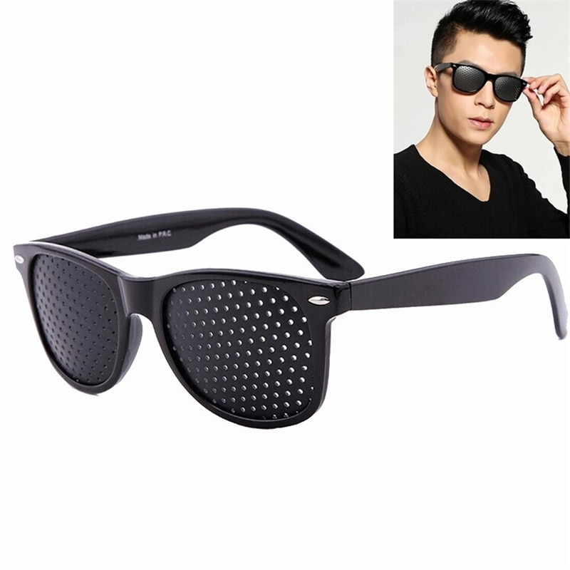 Vision Care Wearable Corrigerende Bril Verbeteraar Stenopeic Pinhole Pin Hole Glazen anti-vermoeidheid Oogbescherming Oculos De Grau