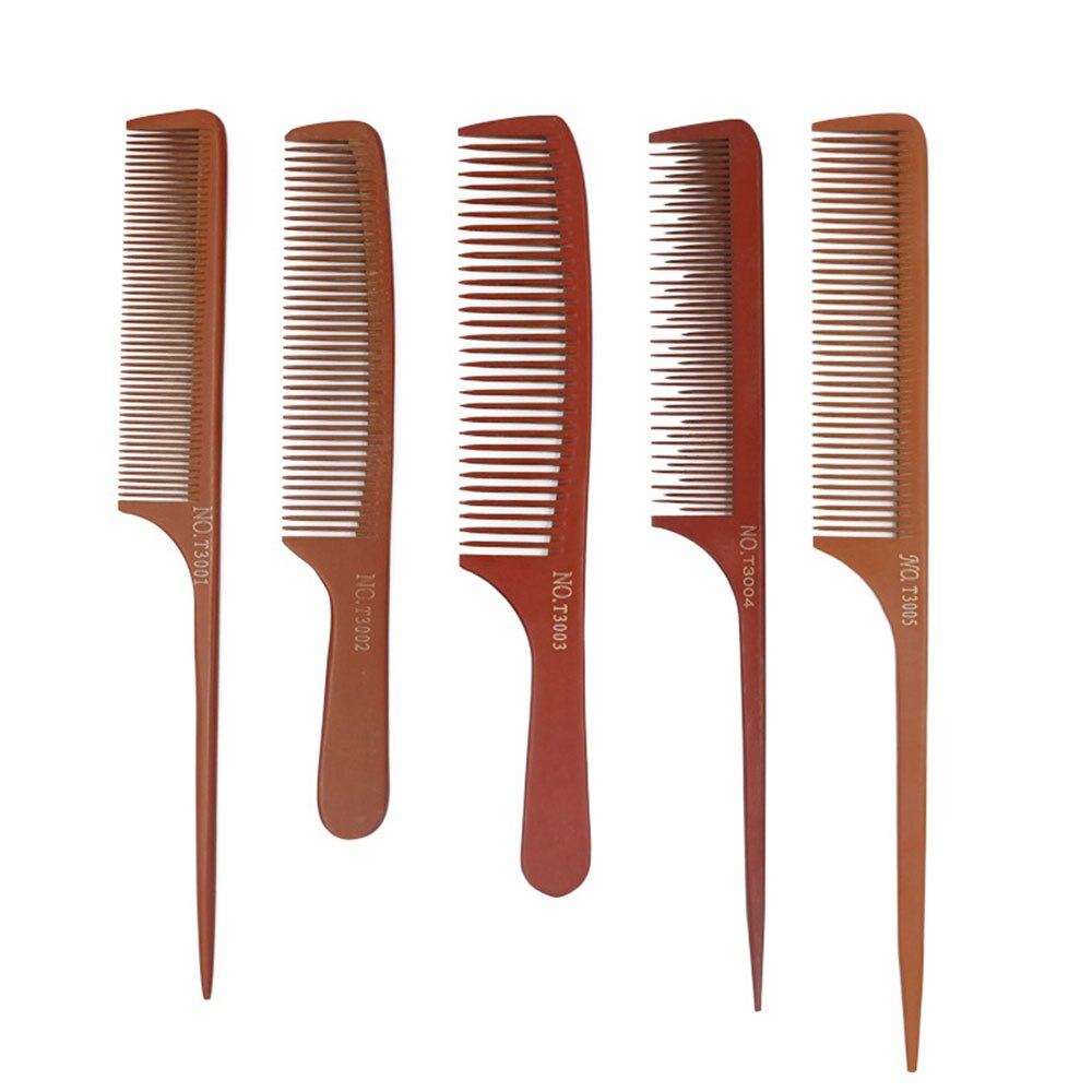 11 Style antistatique peignes de coiffure emmêlés brosses à cheveux droites filles queue de cheval peigne Pro Salon de coiffure outil de coiffure