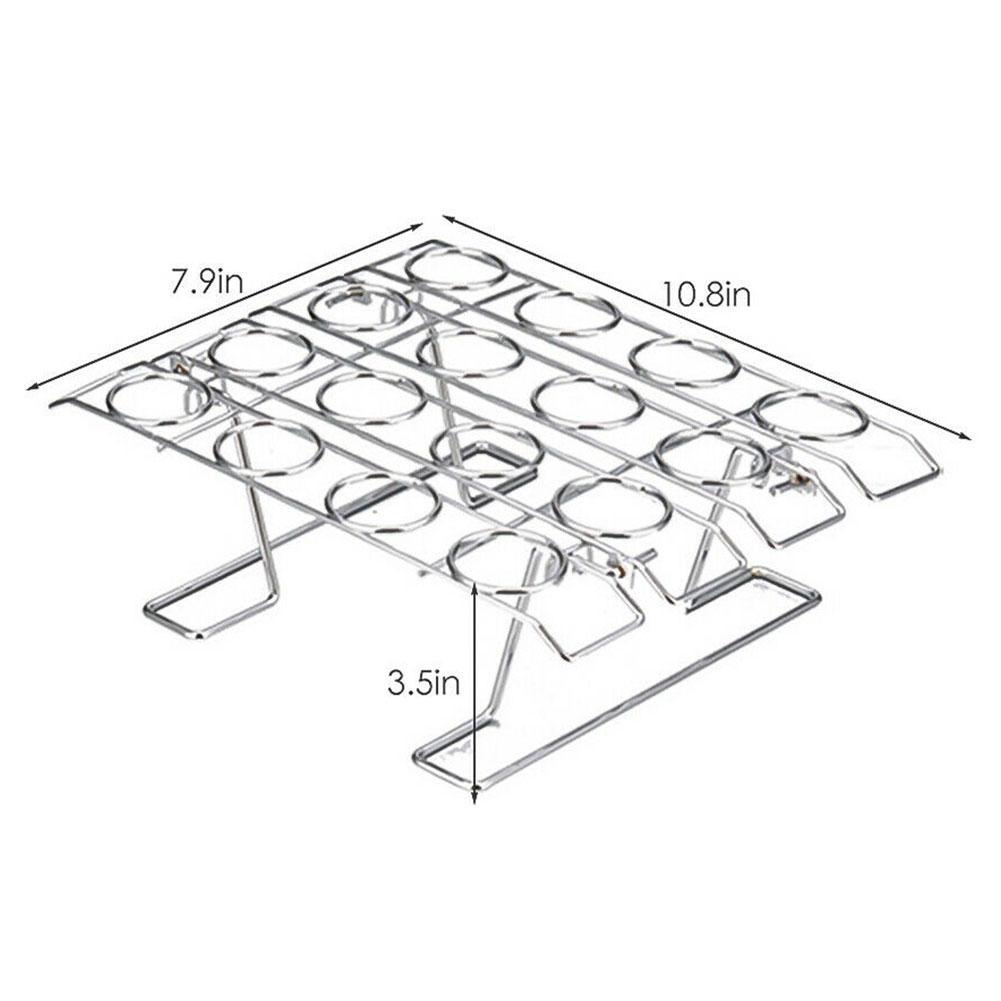 16 Holte Opvouwbare Stalen Ijsje Cupcakes Houder Cupcake Kegels Bakken Rack Cake Decorating Tool