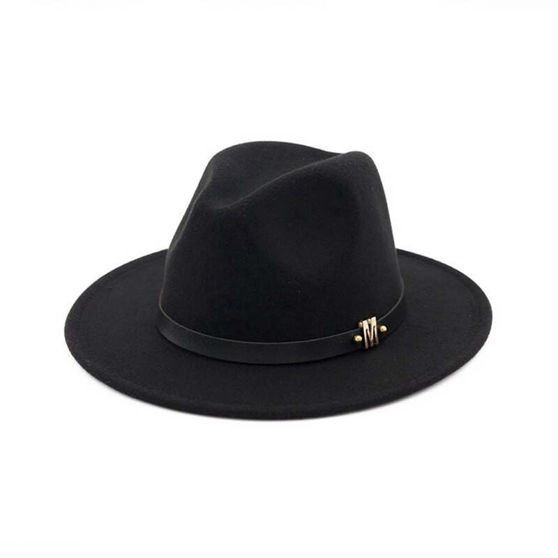 Hoeden Voor Mannen En Vrouwen 8 Stijl Wollen Cowboyhoed Retro Platte Top Grote Hoed Jazz Vilten Hoed Brede rand Hoed Gesp Mode Zonnehoed