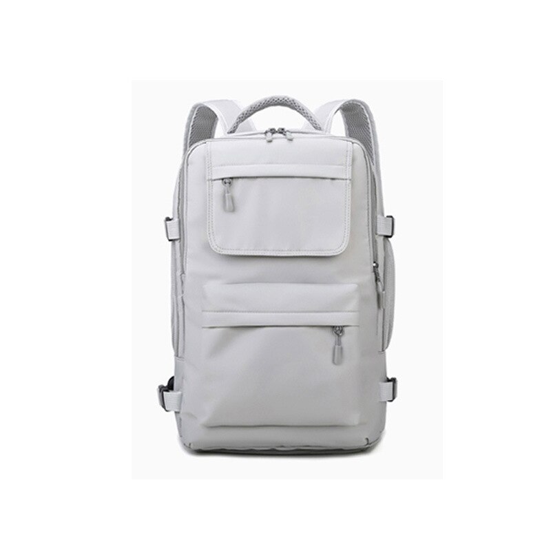 Gym Travel Bag Waterproof Nylon Sports Backpack Women Yoga Swimming Fitness Bags Dry Wet Separation With Shoe Compartment X213A: Gray