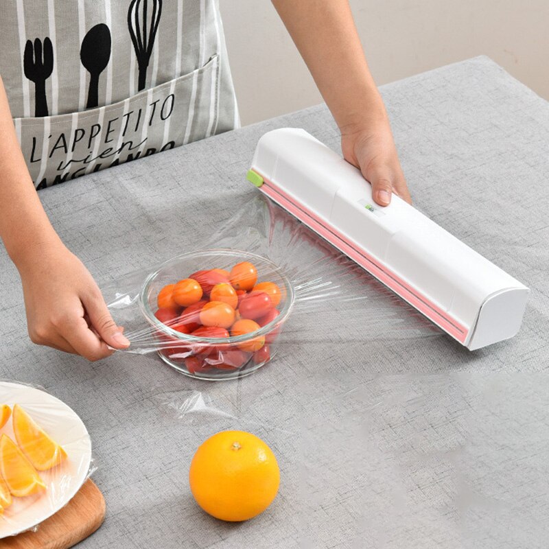 Cling Film Cutter, Kitchen Cutter Cling Film Cutter Storage Foil Dispenser