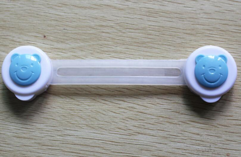 Babyveiligheidsdeur Ladekast Garderobe Koelkast Slot Kinderen Kinderen Bandjes Bescherming Beveiliging Meuble Kast Koelkast: Blauw