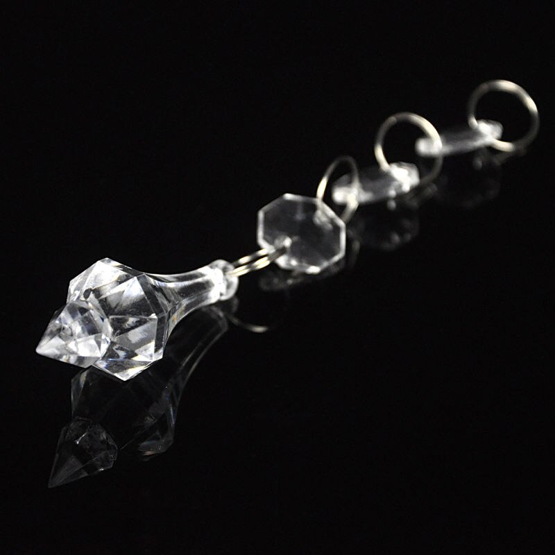 30Pcs Acryl Crystal Clear Bead Garland Opknoping Kroonluchter Wedding Decor Supplies