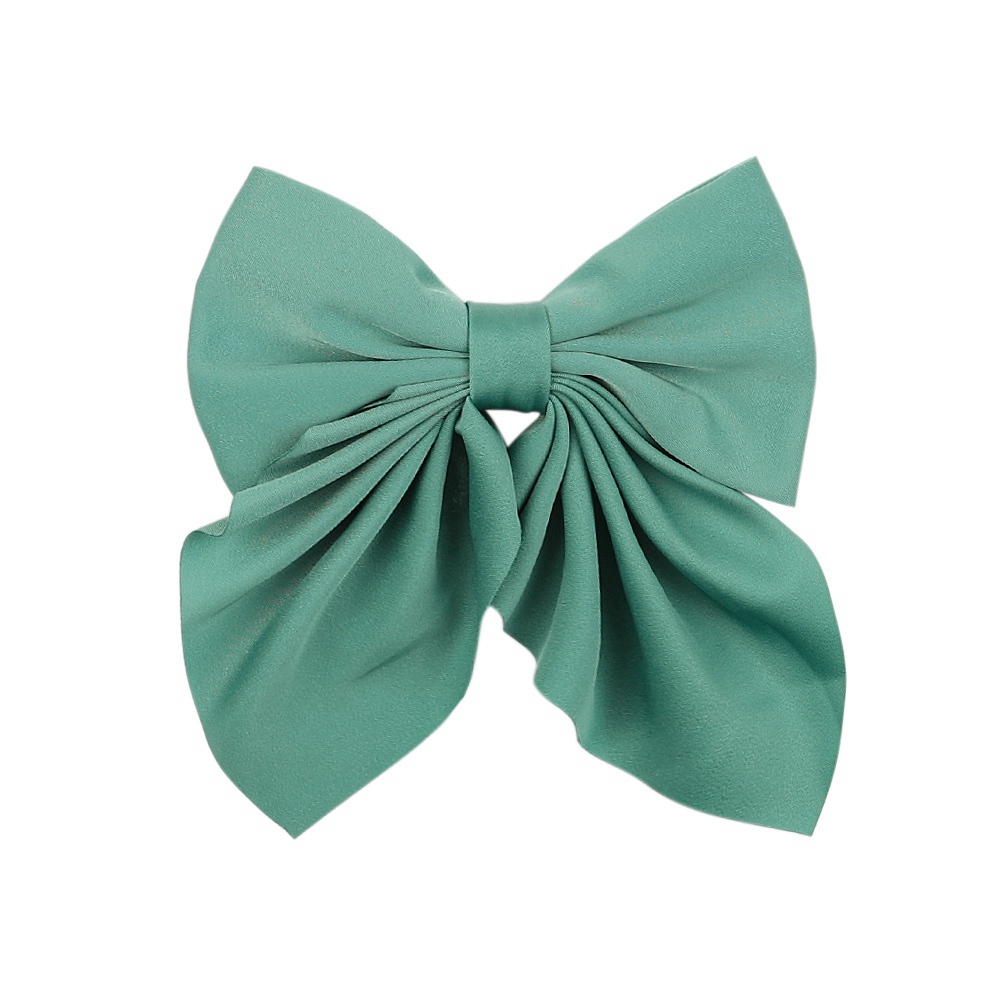 1 pieza de lazos grandes para el cabello, pinzas para el cabello de satén de dos capas, lazo de mariposa para niñas, horquilla con lazo, horquilla de , accesorios para el cabello: Blanco
