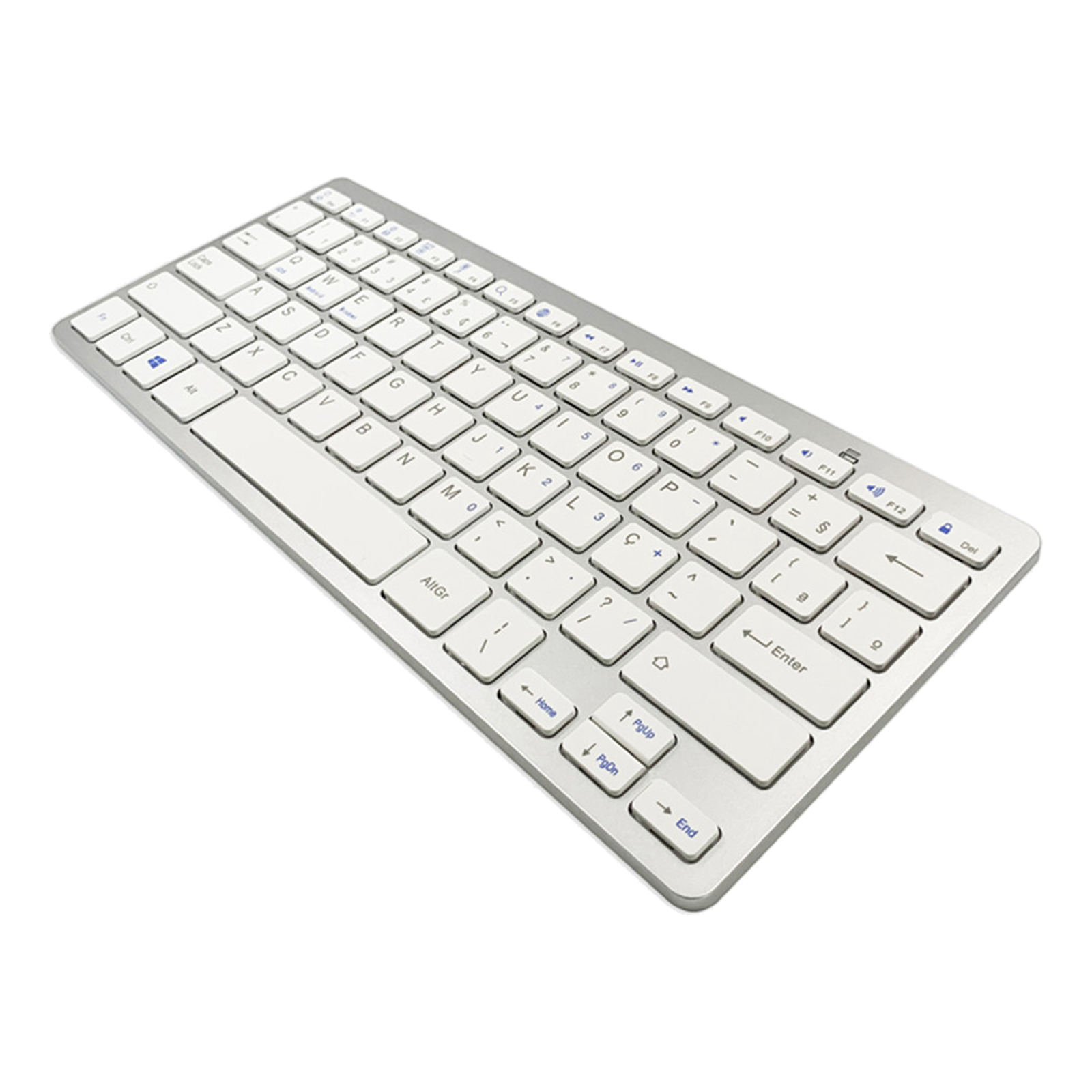Wireless Keyboard 78-key Bluetooth Easy Use Wide Compatibility: Portuguese