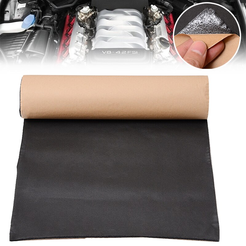 200*50cm Sound Proofing Deadener Sheet Mat Fire Wall Acoustic Dampening 5mm Foam Sound Heat Insulation Cotton