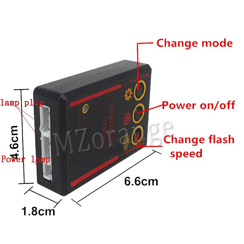 4x4 LED cc 12V luz estroboscópica de advertencia luz de policía intermitente luces de bomberos ambulancia blanco amarillo rojo azul CarTruck luz de día