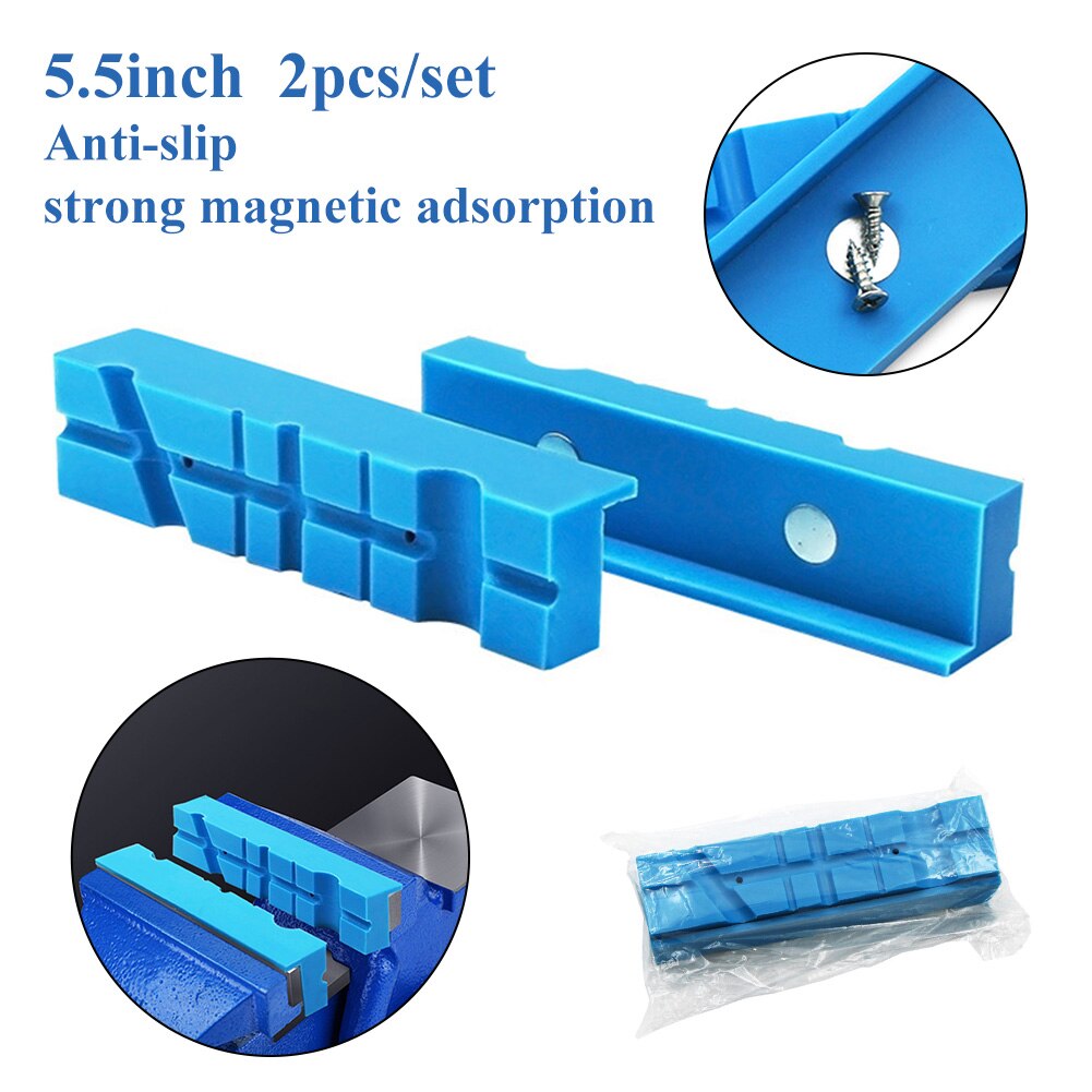 Jaws Rubber Magnetic Soft Pad Magnetic Soft Pad For Metal Vise 5.5Inch