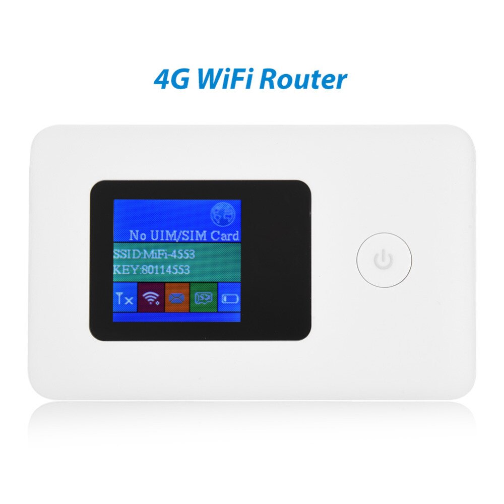 LR112E SIM Card Type 4G Modem WiFi Router 2.4GHz 150Mbps Data Transmission Mobile WiFi Hotspot