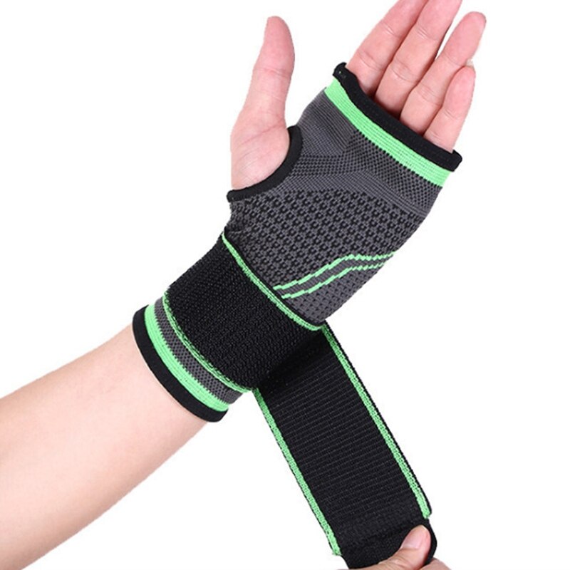 Muñequera deportiva Unisex para levantamiento de pesas, muñequera de nailon para gimnasio, soporte de muñeca para Fitness, culturismo, 2 uds.