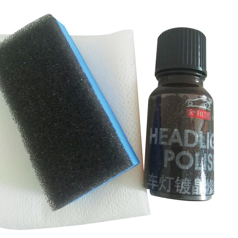 Car Headlight Polish Glass Coating Refurbishment Scratch Repair Hydrophobic Coating 10ml Lamp Plating Agent Headlight Refurbish
