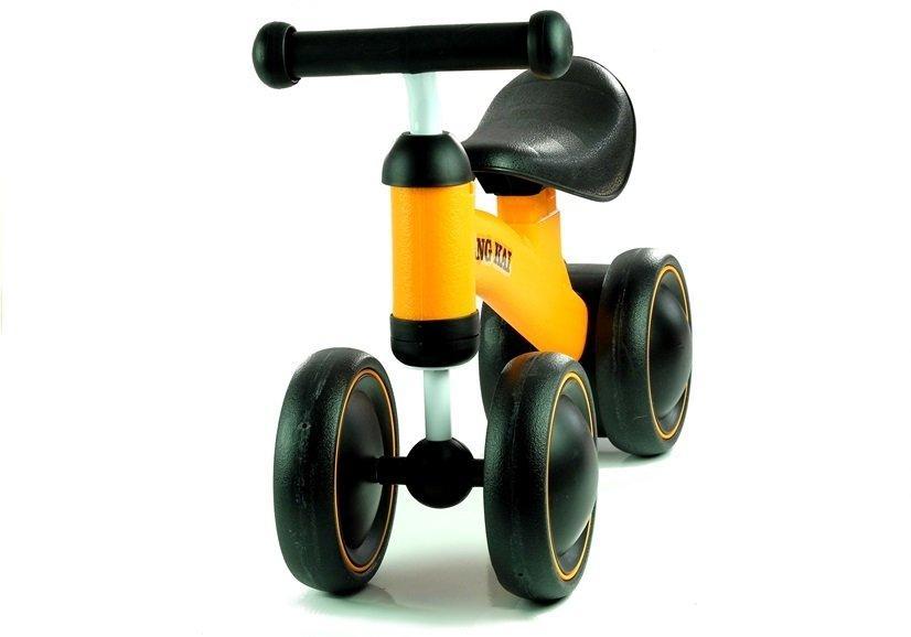 Balance Bike bicycle for children Yellow Black