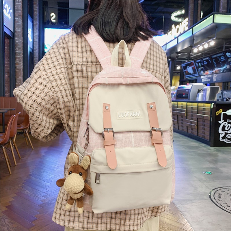 JULYCCINO Frauen Heißer rucksack reise bagpack nylon leinwand Laptop Schule Taschen für Jugendliche rucksack Bolsas Mochilas Sac A Dos