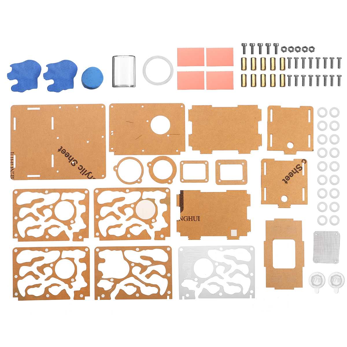 nido de hormiga acrílico DIY, granja de hormigas con área de alimentación, hormigero grande para animal doméstico 4,7*11,7*7,5 cm