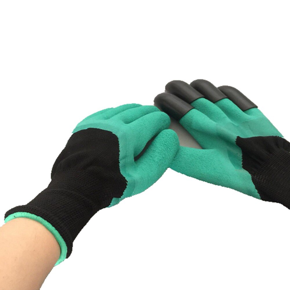 Guantes de jardinería con garras de plástico ABS, 1 par, superventas,