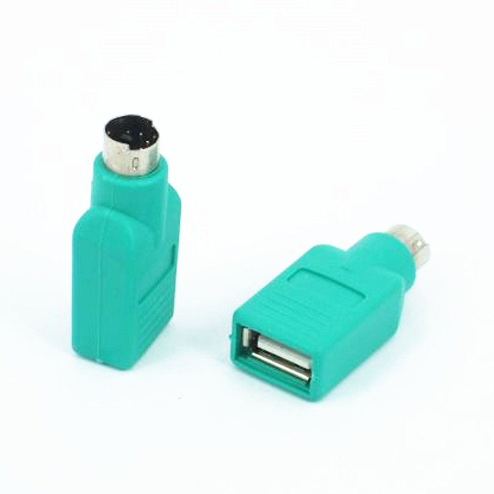 1PCS USB Female To PS2 PS/2 Male Adapter Converter Universal Keyboard Mouse Mice Accessoriy Female To PS2 PS/2 Male