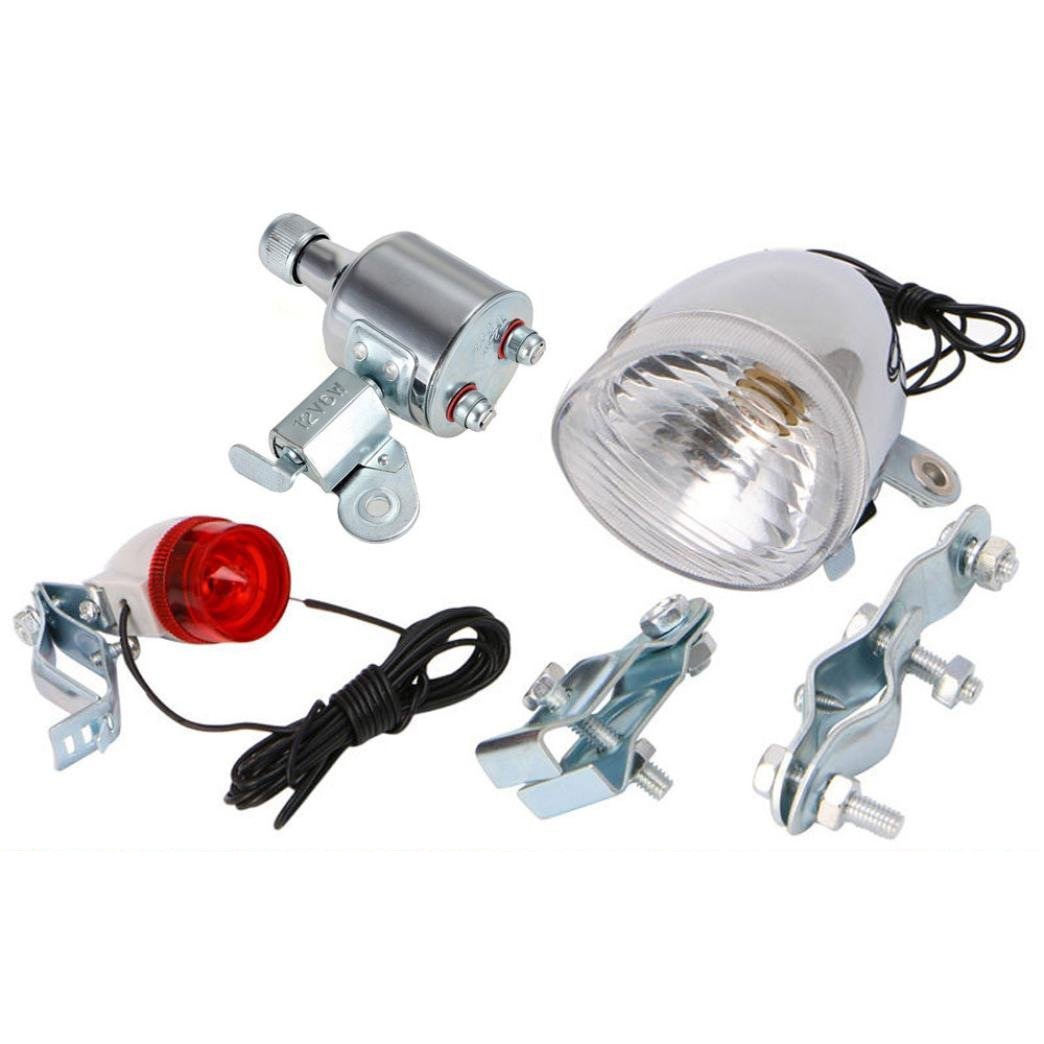 Fietsen Dynamo Aangedreven Koplamp En Achterlicht Fiets Achterlicht Fiets Licht Set Dynamo-Aangedreven