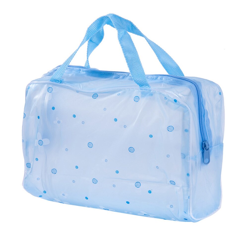 Vrouwen zwemmen zak PVC multifunctionele waterdichte tas handtas duiken drift reizen cosmetica toiletartikelen opbergtas: Blue