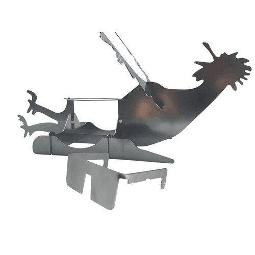 Bbq Kip Stand Bier Grappige Amerikaanse Motorfiets Rvs Rack Gereedschappen Grappig Gebraden Kip Rack Grillen Gebraden Rack: A