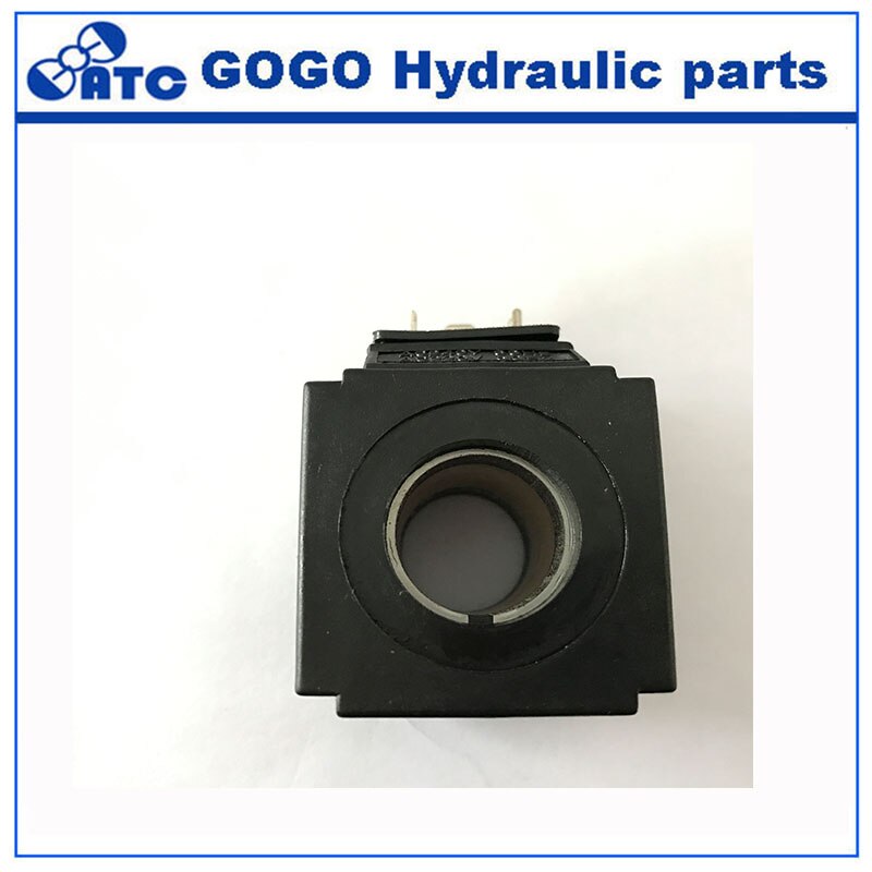 Bobine de électrovanne hydraulique trou 220V | 20mm, hauteur 53 Bobine carrée type rond | Bobine carrée