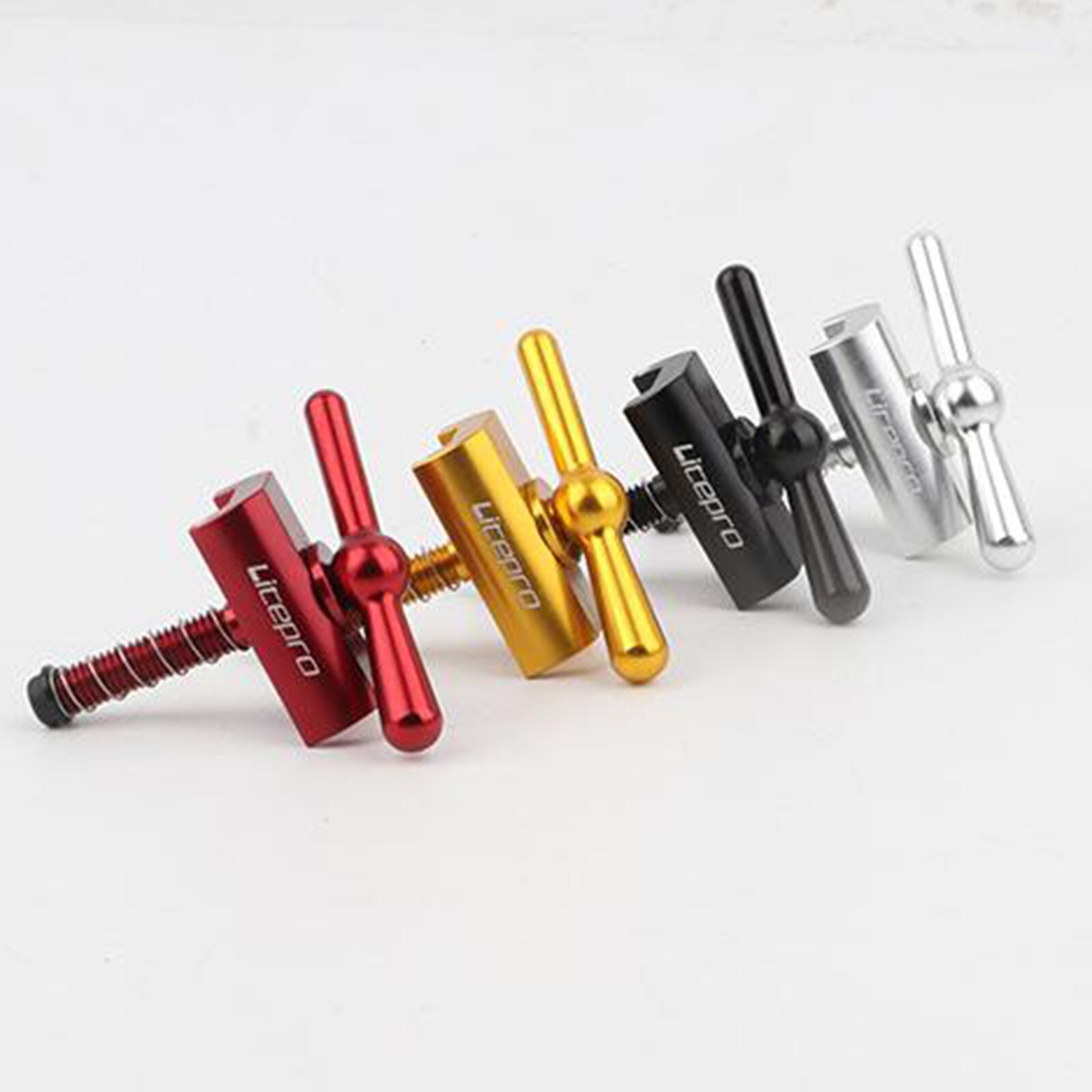 Bisagra magnética plegable para bicicleta, aleación de aluminio ligera de placa de sujeción, bloqueo de tubo de cabeza de bicicleta, hebilla de palanca, auriculares, Clip C