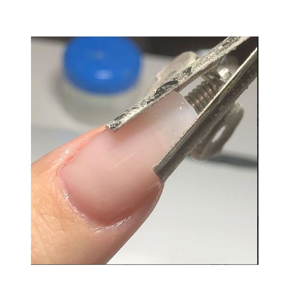 6pcs Curvature Clips Curve Nail Pinching Tool Stainless Steel Acrylic Nail Pincher Clips Silvery