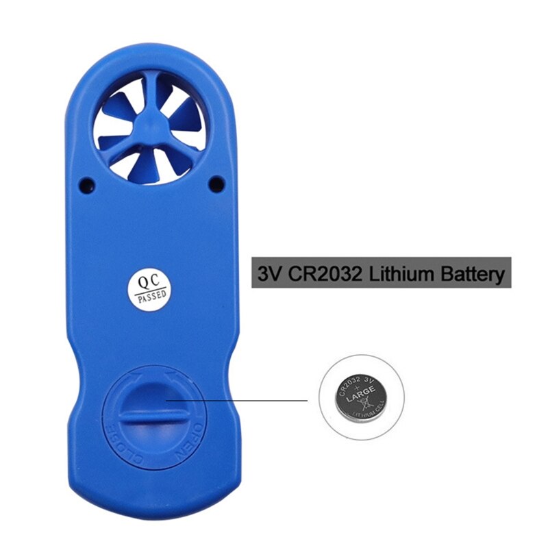 Handheld Lcd-scherm Digitale Anemometer Wind Meter Hygrometer Thermometer Air Flow Velocity Gauge Temperatuur Test