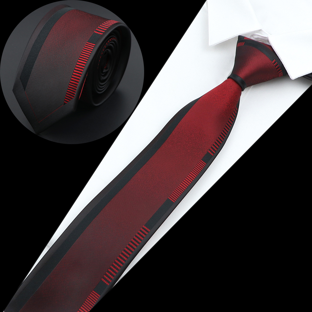 Nuova cravatta di lusso moda uomo cravatta in tessuto jacquard magro sottile 6 cm rosso marrone floreale cravatta festa banchetto camicia accessorio regalo: giallo