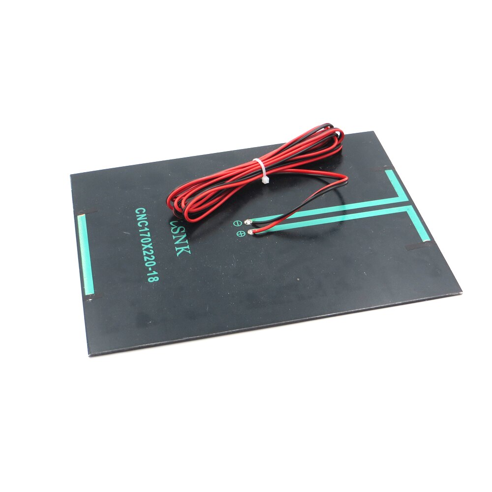 18 V 5 W extend wire Solar Panel Polycrystalline Silicon DIY Battery Charger Small Mini Solar Cell cable toy 18V 5W Volt Watt