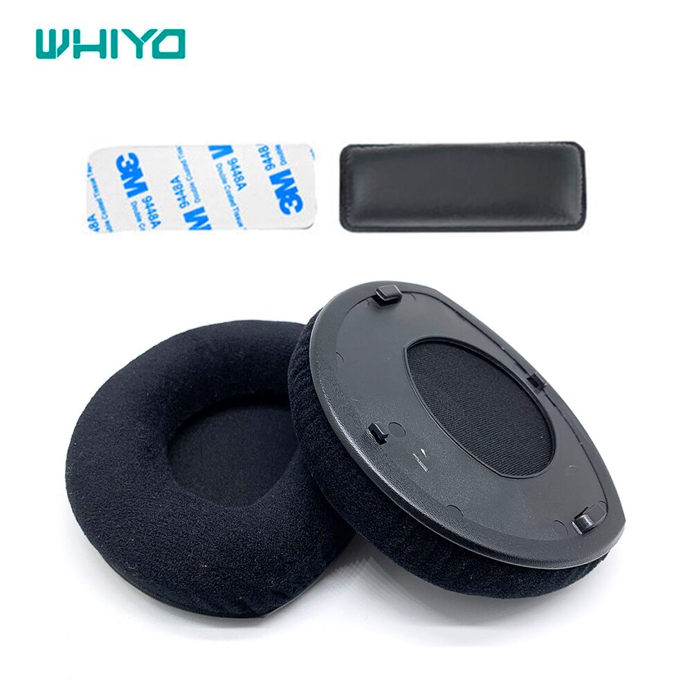 Whiyo samettia korvaavat korvatyynyt sennheiser  rs110 rs160 rs170 rs180 hdr 160 hdr 170 hdr 180 tyynynpäällinen korvatyynyt: 1 pari samettia