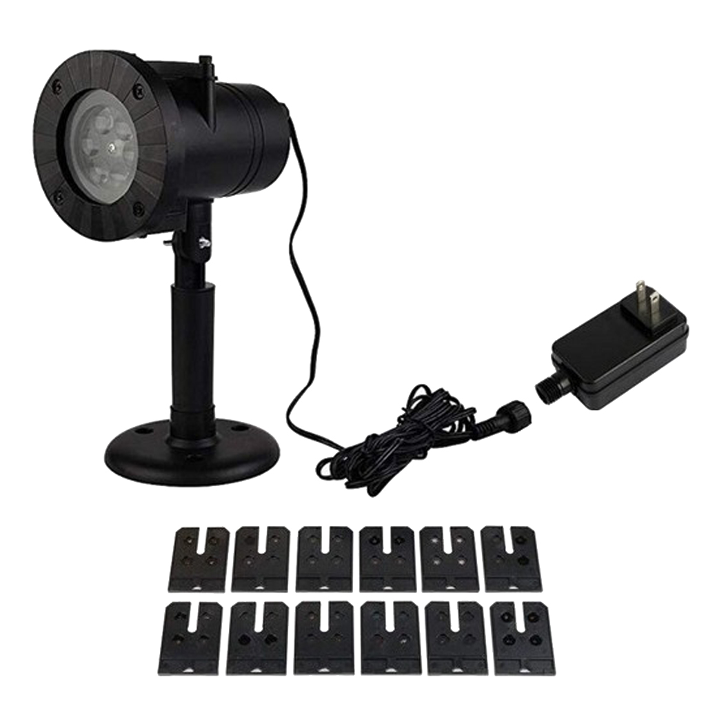 Celebration Series Projector LED Image Motion Projection Light with 12 Slide for Halloween Party Garden Outdoor Activities