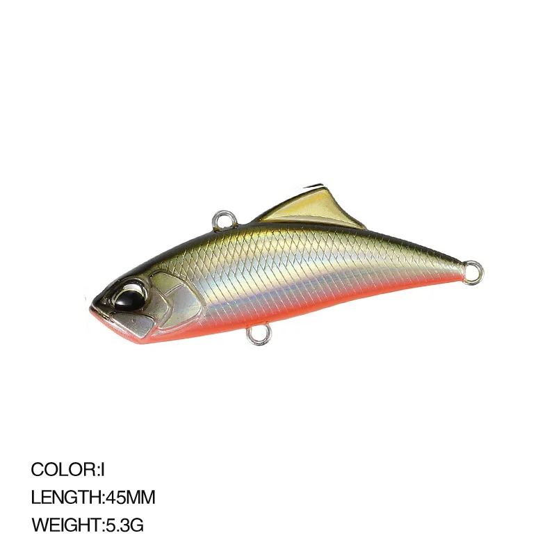 Señuelos de pesca VIB japoneses, punta de lanza, vibración RYUKI 45S, señuelo para verano e invierno, cebo Artificial, tropas, aparejos, accesorios para Lucio: Azul marino