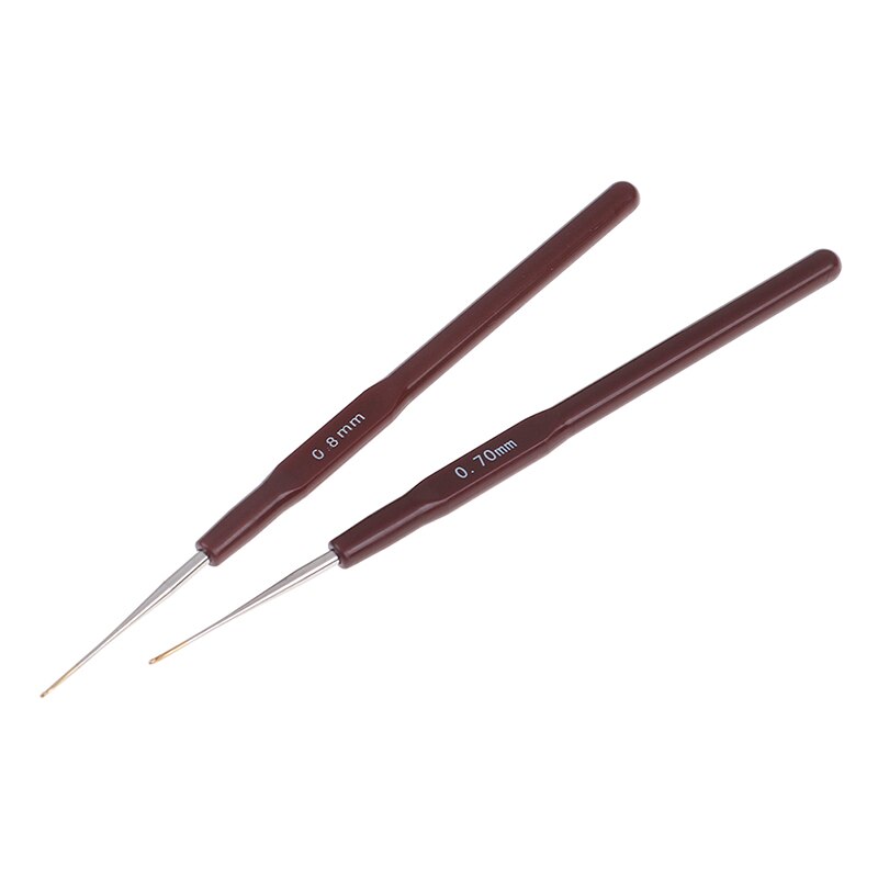4 Teile/los Fabrik Liefern Haken Nadel Häkeln Nadeln Für Hairbest Lange Nadel Perücken Machen Spitze Haken Dreadlock Zubehör