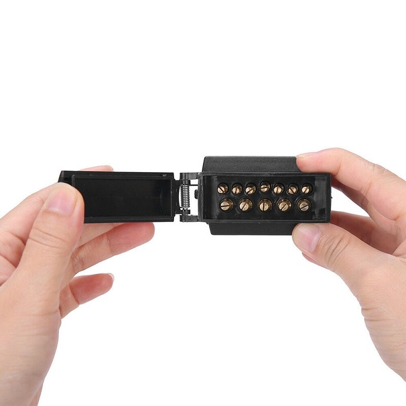 EGO 12 PIN MALE FLAT PLUG TRAILER ADAPTOR CARAVAN CAMPRE WIRING TRUCK CAR PLUG CONNECTOR