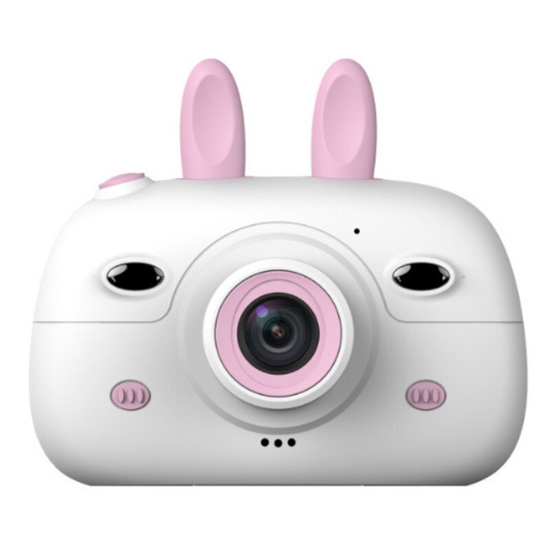 Draagbare Kinderen 1800W Hd Digitale Camera Leuke Cartoon 2.4 Inch Ips Scherm Mini Camera Speelgoed Cadeau Voor Kinderen Kids camera: Roze / 16G